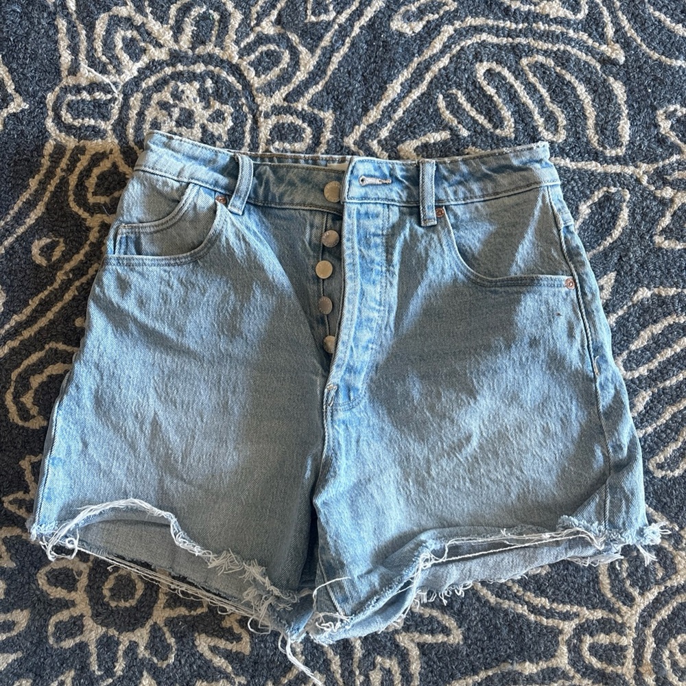 ROLLA'S Denim with Blue and Cream Pattern